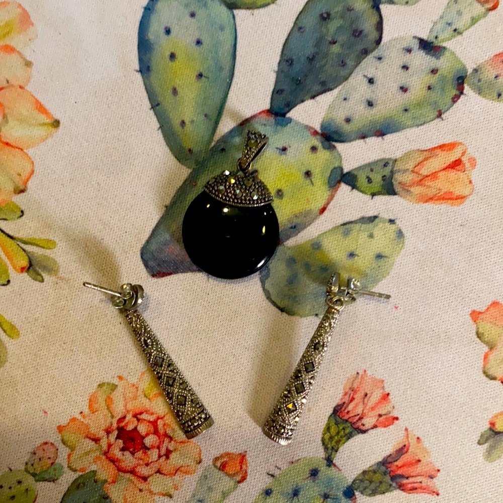 Marcasite jewelry set